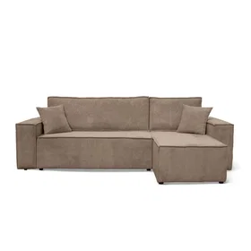 LOUNGITUDE FARAH Canapé Convertible Réversible (4-Places)