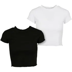 Urban Classics Kort Ärmad T-shirt 2-pack (Dam)