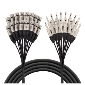 Studiospares 16-Way XLR Female Stereo Jack Loom 5m