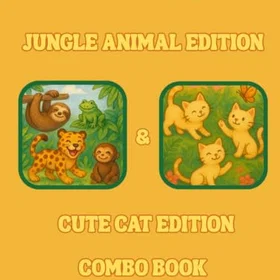 Maggie Did You Know? Jungle Animal Edition & Cute Cat Edition Färgläggningsbok