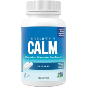 Natural Vitality Calm Magnesium Glycinate 325mg 180 Capsules