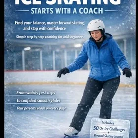 Easy Ice Skating Coloring Book: Fun and Coloring Pages for Kids and Adults