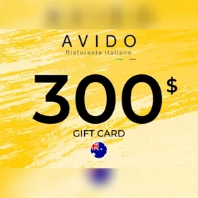 Avido Ristorante Gavekort 300 AUD