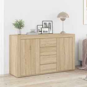 vidaXL 3333858 Sideboard Sonoma Oak 120x36x69cm