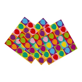 Globos Pop Party Paperispyyhkeet 33x33cm 20pcs