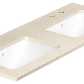 Gustavsberg Ducentic Benkeplate Beige 120cm