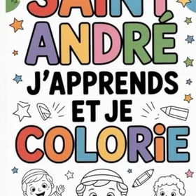 Saint André Mon livre de coloriage Färgläggningsbok