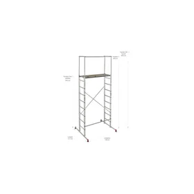 Escalux Altus 250 Échafaudage Aluminium (18093)