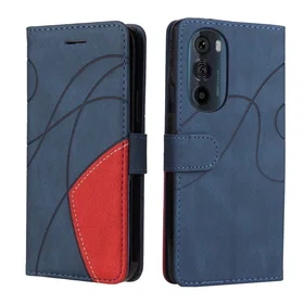 Tekstureret Teksturerat Läderfodral med Rem för Motorola Edge X30