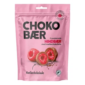 Nordthy Choco baer Frystorkade Hallon Mjölkchoklad 80 g
