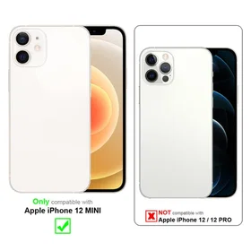 Cadorabo TPU Silicone Case with Ring for iPhone 12 Mini