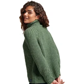 Superdry Slouchy Stitch High Neck Sweater (Dam)