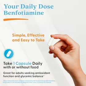 Doctor's Best Benfotiamine 300mg 60 Capsules