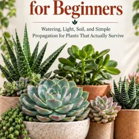 Coloring Book Succulents : Large Print Succulents for Adults, Seniors and Beginners for Relaxation