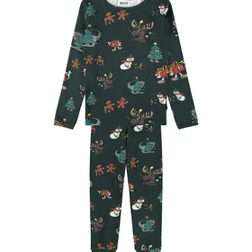 Molo Lue Cartoony Xmas Pyjama (Barn)