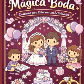 Nuestra Magica Boda Skrivbok med Aktiviteter