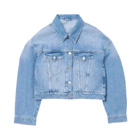 Holzweiler Cropped Denim Jacket (Dam)