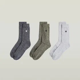G-Star Raw Sock Rib Socks 3-pack (Men's)