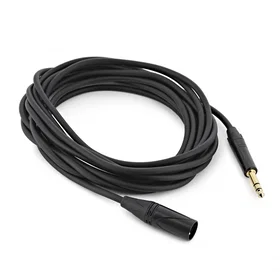 Gear4music XLR Cable 6m JACK-TRS-XLRM-P-6