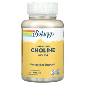 Solaray Choline 300mg 100 Capsules