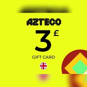 Azteco Bitcoin Voucher - Lightning Gift Card 3 GBP