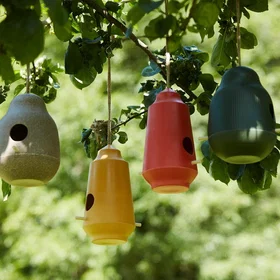 Point-Virgule Fuglehus 28 cm gul oker