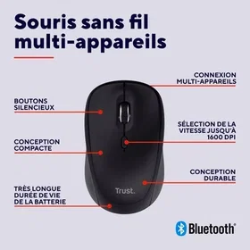Trust Yuki Sans Fil Bluetooth