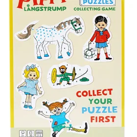 Astrid Lindgren Pippi Longstocking Shaped Puzzles