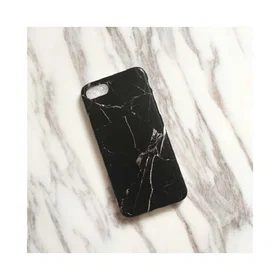 Lux-Case iPhone Xs Max marble pattern flexible case Black / White Flerfärgad