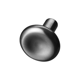 Tapwell Bean 030 Knop (Borstad Svart Krom)