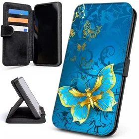 Lompakkokotelo Fjäril Case för Samsung Galaxy A55 5G