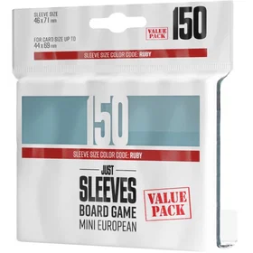 Asmodée Just Sleeves Mini European Kortbeskyttere (150 pcs)