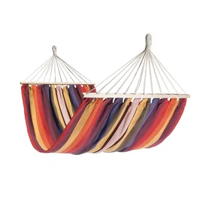Escuderos Hamac Simple Rayé Multicolore