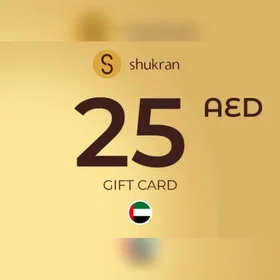 Shukran Gavekort 25 AED