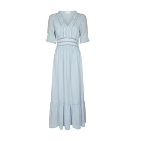 Neo Noir Alvina Voile Lang Kjole