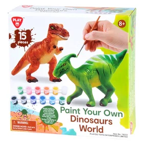 Play Maler Dine Egne Dinosaurer Håndverksett 78333 (15stk)