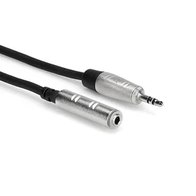 Hosa 3.5mm TRS Man till 3.5mm TRS Kvinna Pro Hörlursförlängningskabel 3m HXMM010