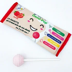 Lollitol Denti-Pop Jordgubbs