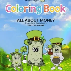 All About Money St. Patrick's Day Edition Färgläggningsbok
