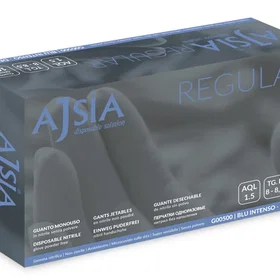 Ajsia REGULAR Blå Nitril Engångshandskar