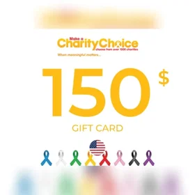 Charity Choice Gavekort 150 USD