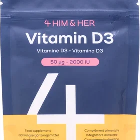 4Him & Her Vitamin D 2000IU 50g Tablets
