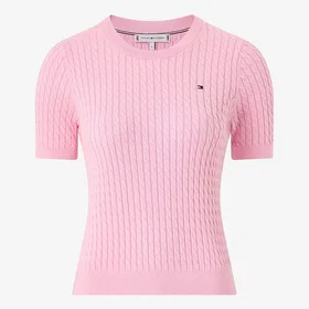 Tommy Hilfiger CO Cable Fine GG Pullover (Dam)