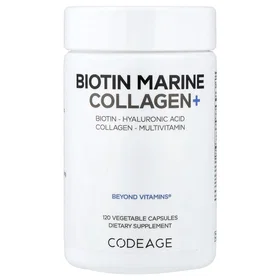 Codeage Biotin Marine Collagen 120 Capsules