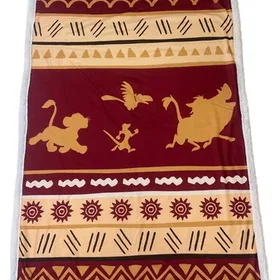 HÔMADICT Plaid Sherpa Jeté Lion King Hakuna Matata 100x150cm