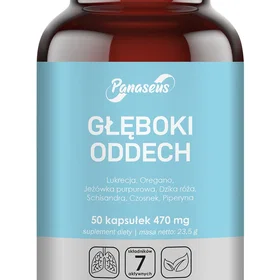Panaseus Deep Breath 470mg 50 Capsules