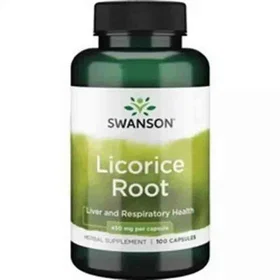 Swanson Licorice Root 450mg 100 Capsules