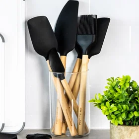 KitchenAid Bamboo Scraper Spatula Silicone KQG631OHOBE