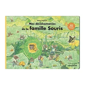 L'école Famille Souris Autocollants
