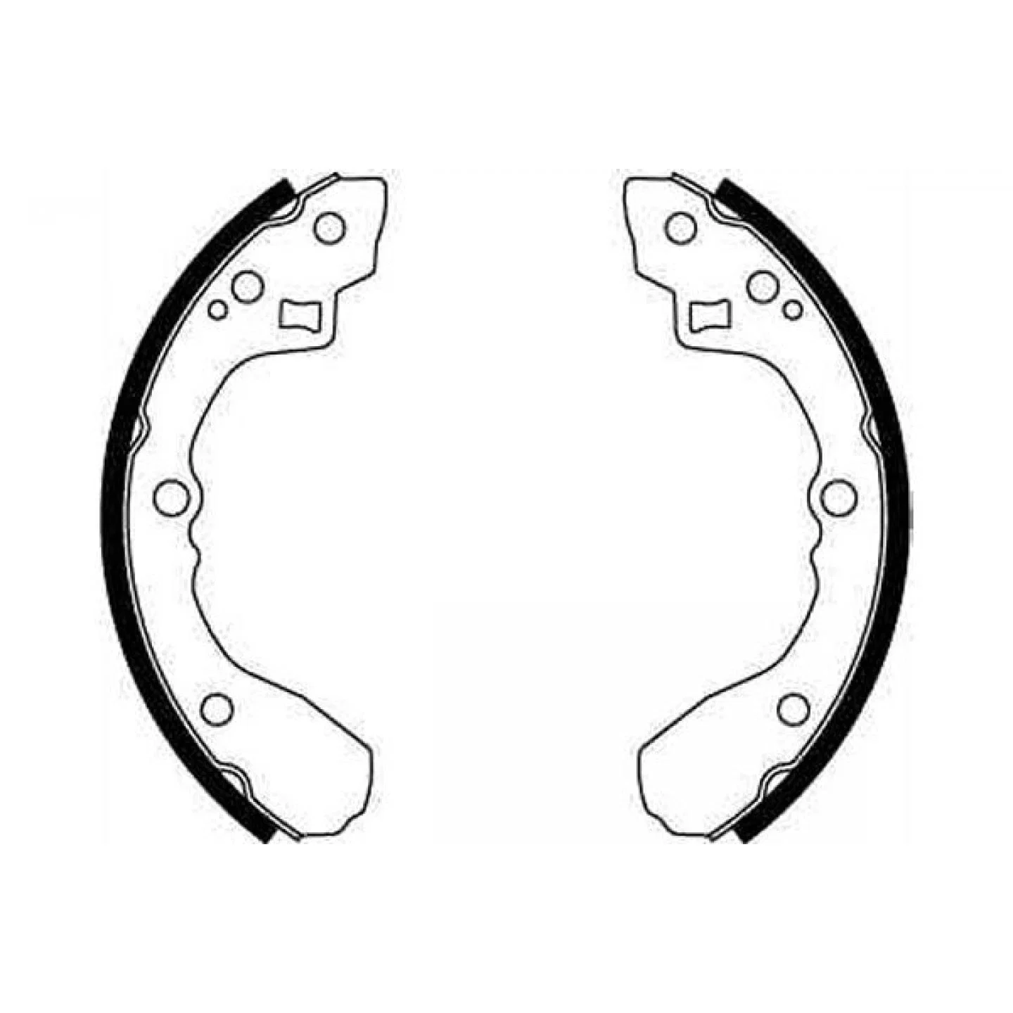 TRW Brake Shoe Set GS8205